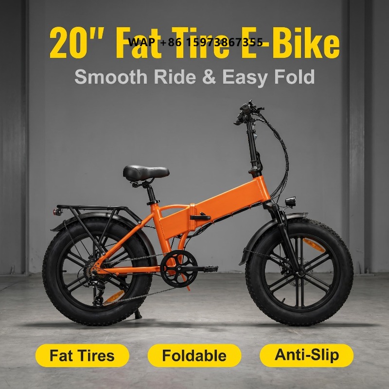 Commuter Biking - 휴대용 접이식 20인치 전기 산악자전거 500W