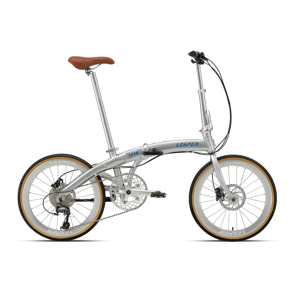 Commuter Biking - 브라운 가죽 새 상품 451mm 알루미늄
