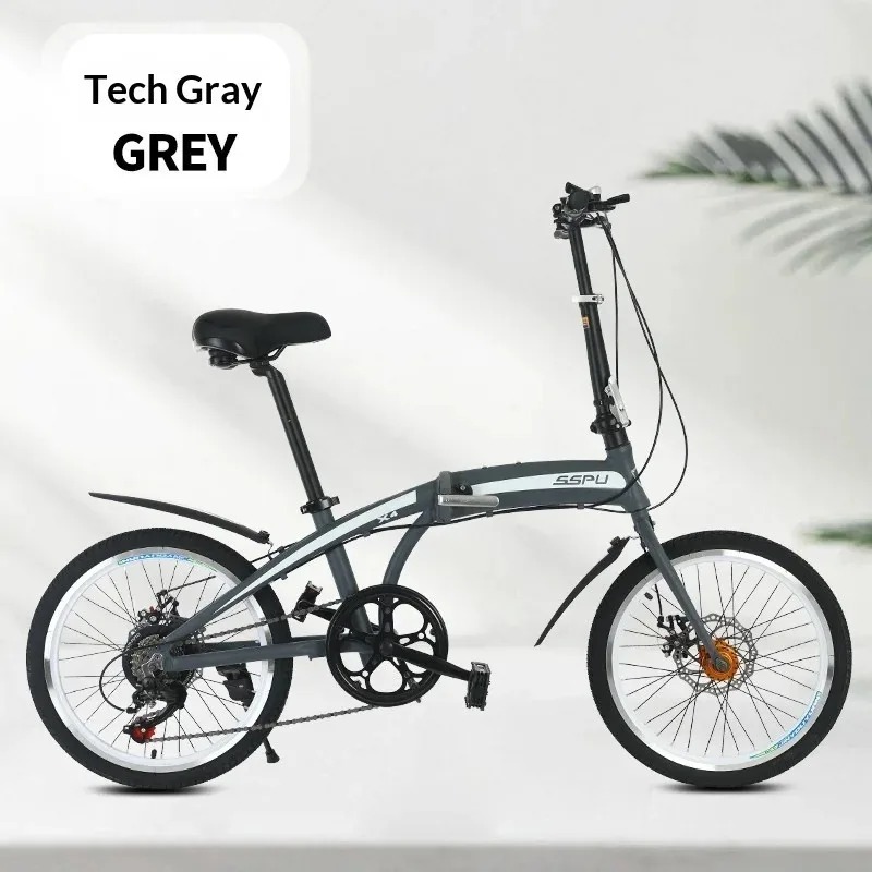 20인치 경량 알루미늄 합금 접이식 자전거 휴대용 7단 - Commuter Biking 리뷰 및 가격