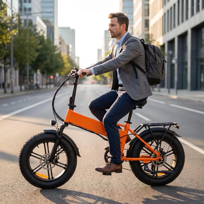 휴대용 접이식 20인치 전기 산악자전거 500W 48V - Commuter Biking 리뷰 및 가격