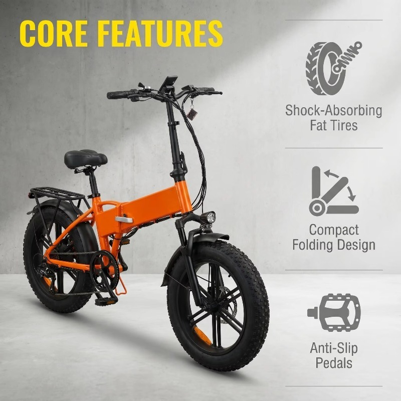 휴대용 접이식 20인치 전기 산악자전거 500W 48V - Commuter Biking 리뷰 및 가격