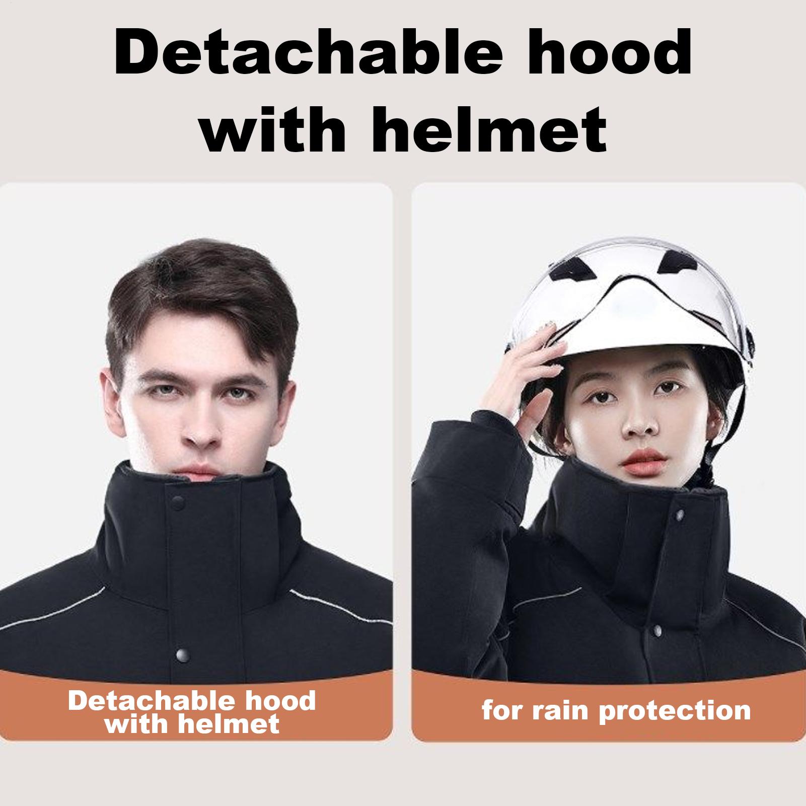 오토바이 겨울 재킷 4포켓 반사 스트립이 있는 따뜻한  - Cycling Commute Jacket 리뷰 및 가격